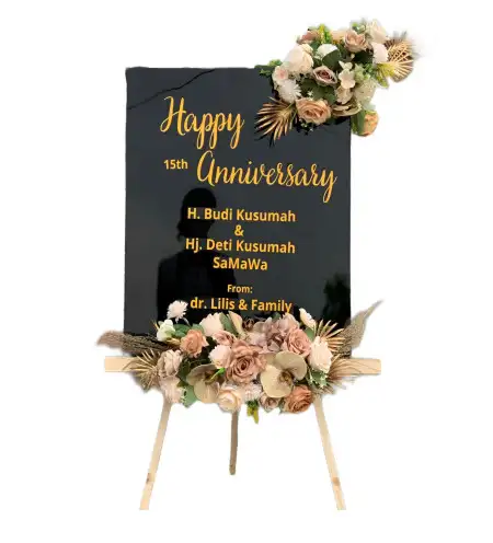 Papan Bunga Akrilik Karangluhur